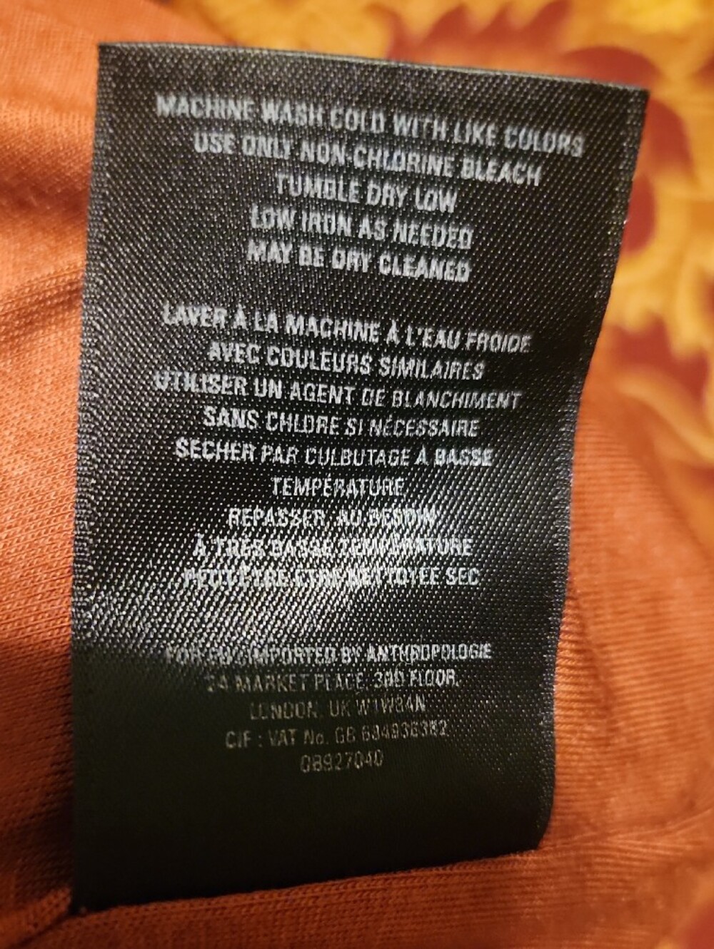 Anthropologie Rust/Brown Pleated Palazzo Pants, Like New, XL - Picture 3 of 10